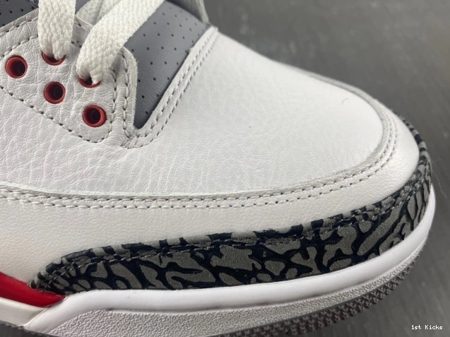 1st Kicks Shoes Fire Air Red 3 Jordan OG DN3707-160 0812